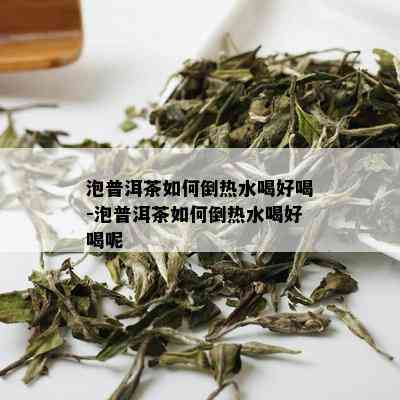 泡普洱茶如何倒热水喝好喝-泡普洱茶如何倒热水喝好喝呢