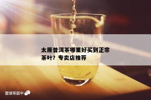 太原普洱茶哪里好买到正宗茶叶？专卖店推荐