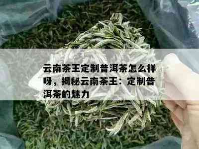 云南茶王定制普洱茶怎么样呀，揭秘云南茶王：定制普洱茶的魅力