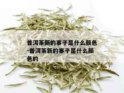 普洱茶新的寨子是什么颜色-普洱茶新的寨子是什么颜色的