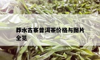 莽水古寨普洱茶价格与图片全览