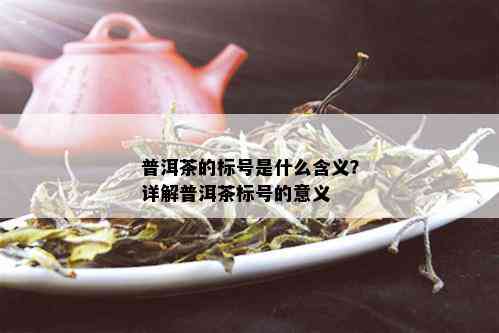 普洱茶的标号是什么含义？详解普洱茶标号的意义