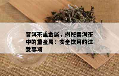 普洱茶重金属，揭秘普洱茶中的重金属：安全饮用的注意事项