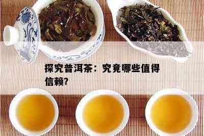 探究普洱茶：究竟哪些值得信赖？