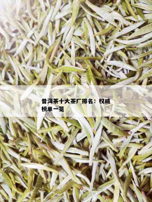 普洱茶十大茶厂排名：权威榜单一览