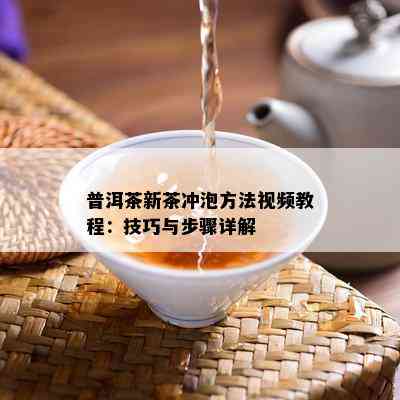 普洱茶新茶冲泡方法视频教程：技巧与步骤详解