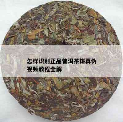 怎样识别正品普洱茶饼真伪视频教程全解