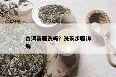 普洱茶要洗吗？洗茶步骤详解