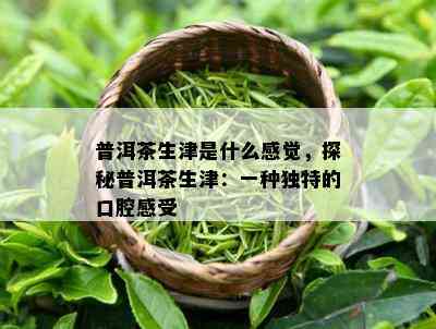 普洱茶生津是什么感觉，探秘普洱茶生津：一种独特的口腔感受