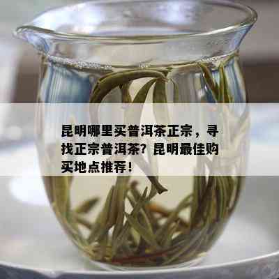 昆明哪里买普洱茶正宗，寻找正宗普洱茶？昆明更佳购买地点推荐！