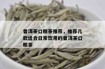 普洱茶口粮茶推荐，推荐几款适合日常饮用的普洱茶口粮茶