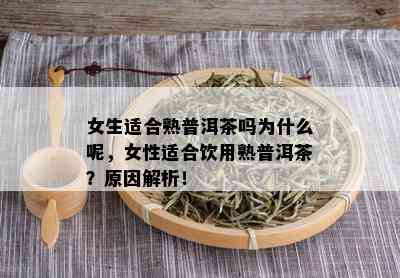 女生适合熟普洱茶吗为什么呢，女性适合饮用熟普洱茶？原因解析！