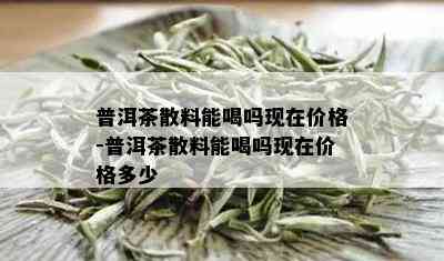 普洱茶散料能喝吗现在价格-普洱茶散料能喝吗现在价格多少