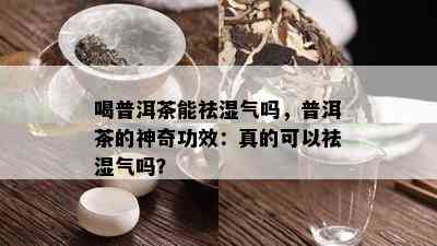 喝普洱茶能祛湿气吗，普洱茶的神奇功效：真的可以祛湿气吗？