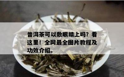 普洱茶可以敷眼睛上吗？看这里！全网最全图片教程及功效介绍。