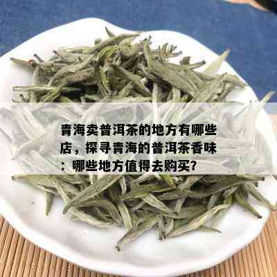 青海卖普洱茶的地方有哪些店，探寻青海的普洱茶香味：哪些地方值得去购买？