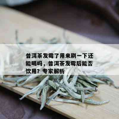 普洱茶发霉了用来刷一下还能喝吗，普洱茶发霉后能否饮用？专家解析