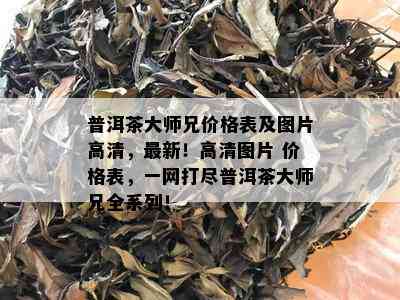 普洱茶大师兄价格表及图片高清，最新！高清图片 价格表，一网打尽普洱茶大师兄全系列！