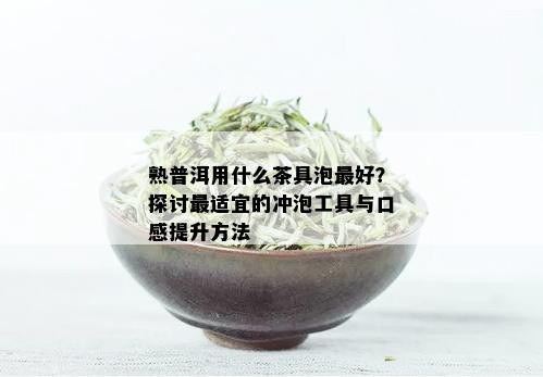 熟普洱用什么茶具泡更好？探讨最适宜的冲泡工具与口感提升方法