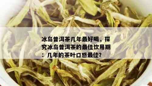 冰岛普洱茶几年更好喝，探究冰岛普洱茶的更佳饮用期：几年的茶叶口感更佳？