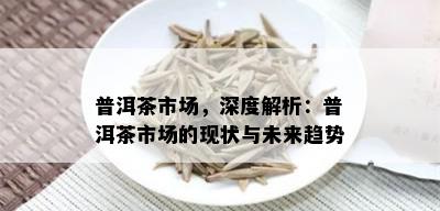 普洱茶市场，深度解析：普洱茶市场的现状与未来趋势