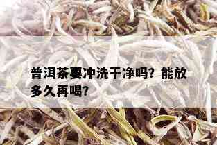 普洱茶要冲洗干净吗？能放多久再喝？