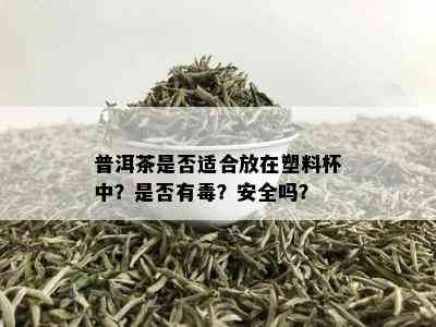 普洱茶是否适合放在塑料杯中？是否有？安全吗？