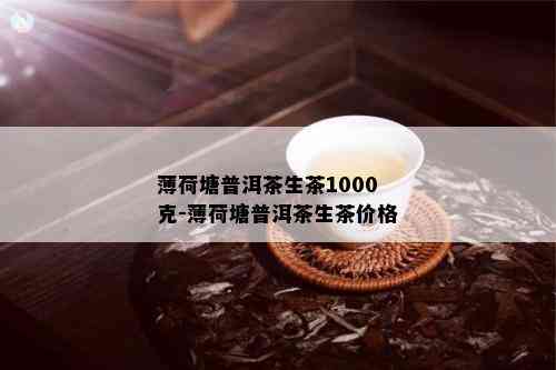 薄荷塘普洱茶生茶1000克-薄荷塘普洱茶生茶价格