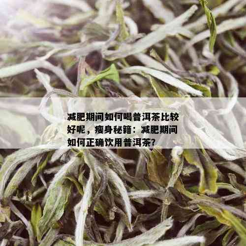 减肥期间如何喝普洱茶比较好呢，瘦身秘籍：减肥期间如何正确饮用普洱茶？