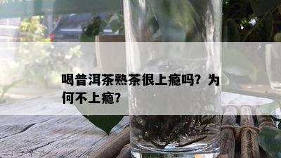 喝普洱茶熟茶很上瘾吗？为何不上瘾？