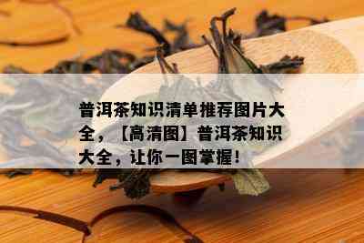 普洱茶知识清单推荐图片大全，【高清图】普洱茶知识大全，让你一图掌握！