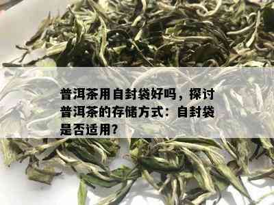 普洱茶用自封袋好吗，探讨普洱茶的存储方式：自封袋是否适用？