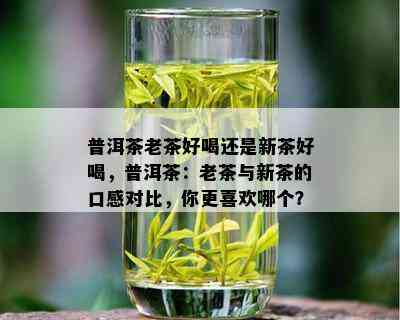 普洱茶老茶好喝还是新茶好喝，普洱茶：老茶与新茶的口感对比，你更喜欢哪个？