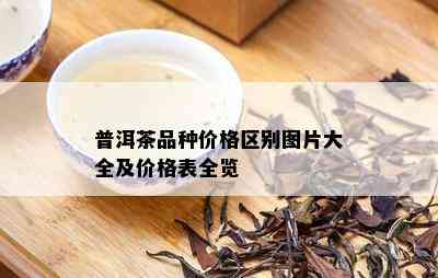 普洱茶品种价格区别图片大全及价格表全览