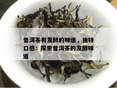 普洱茶有发酵的味道，独特口感：探索普洱茶的发酵味道