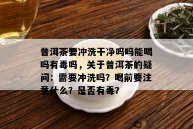 普洱茶要冲洗干净吗吗能喝吗有吗，关于普洱茶的疑问：需要冲洗吗？喝前要注意什么？是否有？