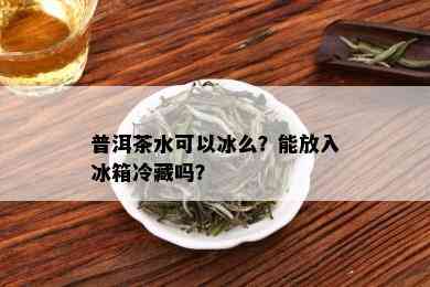 普洱茶水可以冰么？能放入冰箱冷藏吗？