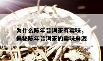 为什么陈年普洱茶有霉味，揭秘陈年普洱茶的霉味来源