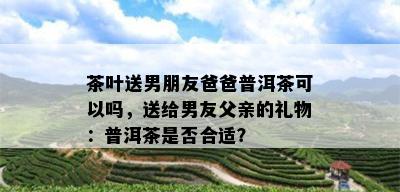 茶叶送男朋友爸爸普洱茶可以吗，送给男友父亲的礼物：普洱茶是否合适？