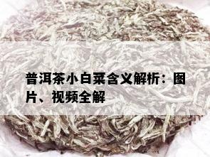 普洱茶小白菜含义解析：图片、视频全解