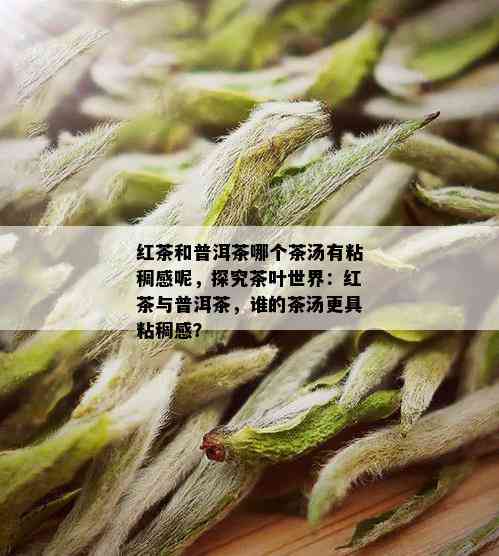 红茶和普洱茶哪个茶汤有粘稠感呢，探究茶叶世界：红茶与普洱茶，谁的茶汤更具粘稠感？