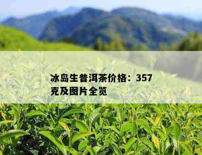 冰岛生普洱茶价格：357克及图片全览