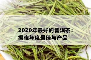 2020年更好的普洱茶：揭晓年度更佳与产品