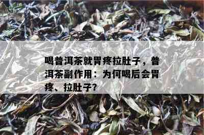 喝普洱茶就胃疼拉肚子，普洱茶副作用：为何喝后会胃疼、拉肚子？