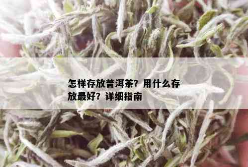 怎样存放普洱茶？用什么存放更好？详细指南