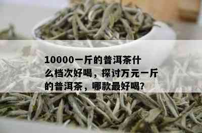 10000一斤的普洱茶什么档次好喝，探讨万元一斤的普洱茶，哪款更好喝？