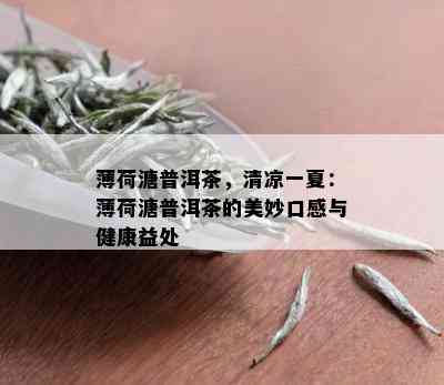 薄荷溏普洱茶，清凉一夏：薄荷溏普洱茶的美妙口感与健康益处