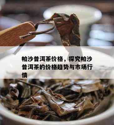 帕沙普洱茶价格，探究帕沙普洱茶的价格趋势与市场行情