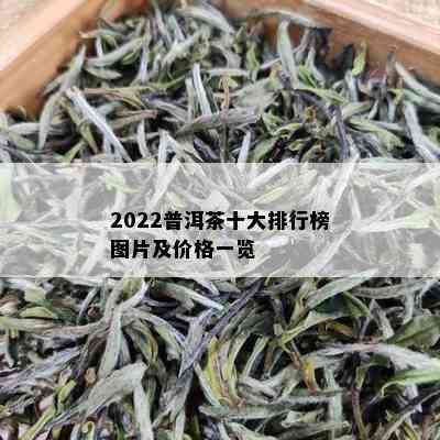 2022普洱茶十大排行榜图片及价格一览