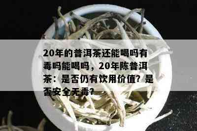 20年的普洱茶还能喝吗有吗能喝吗，20年陈普洱茶：是否仍有饮用价值？是否安全无？